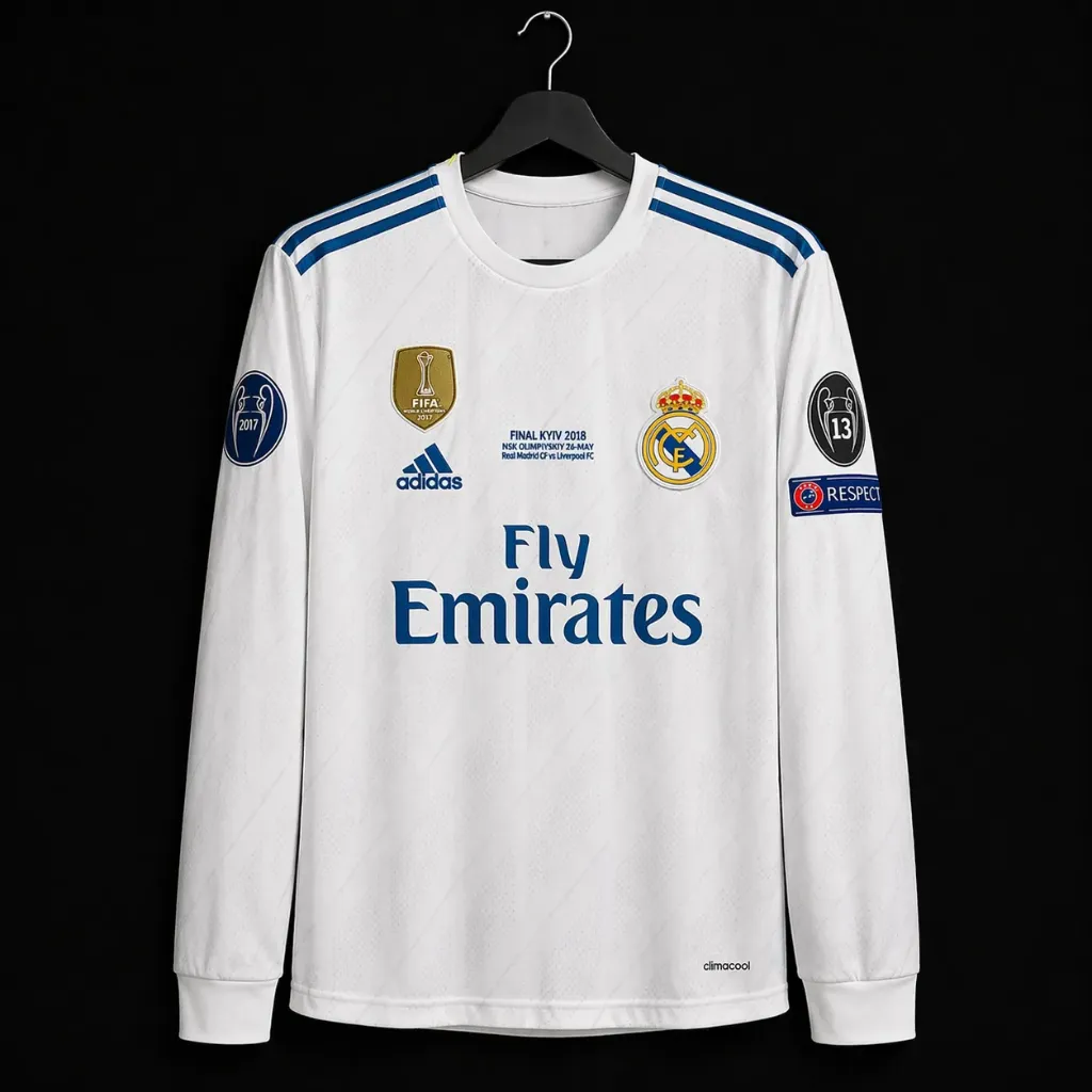 Real Madrid Long Sleeve Jersey (S)