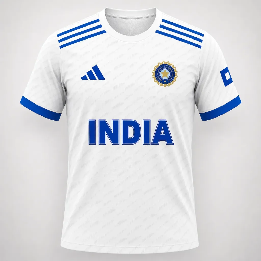 India Test Match replica jersey (S)