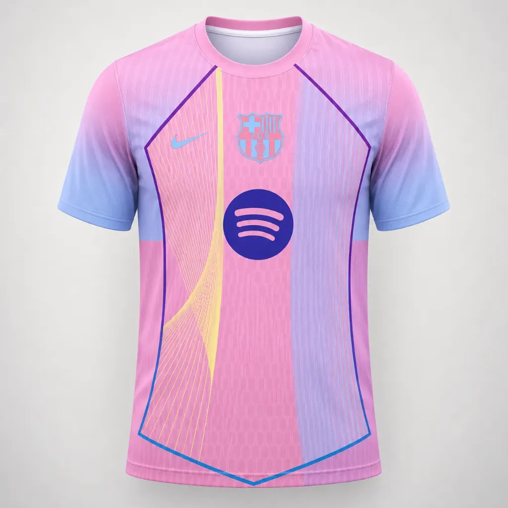 Barcelona special edition pink Yamal 10 Jersey (S)